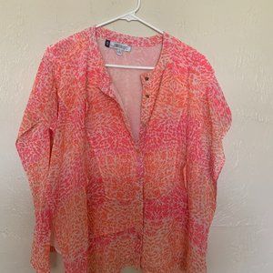 Jennifer Lopez Sleeveless Summer Blouse - Size S, Lightly Used